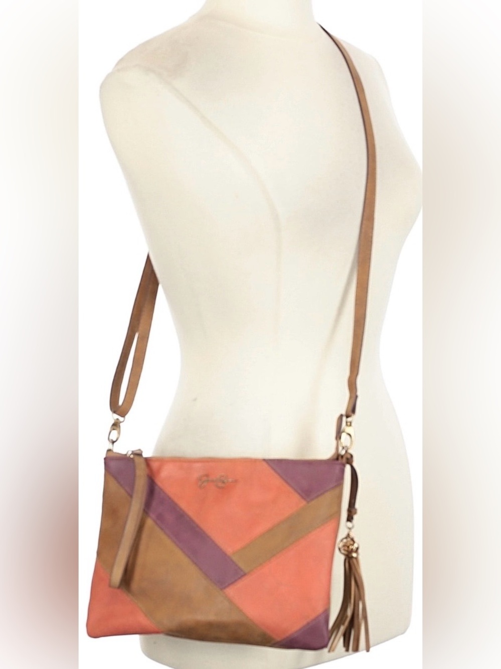 Jessica Simpson Faux Leather Crossbody Bag